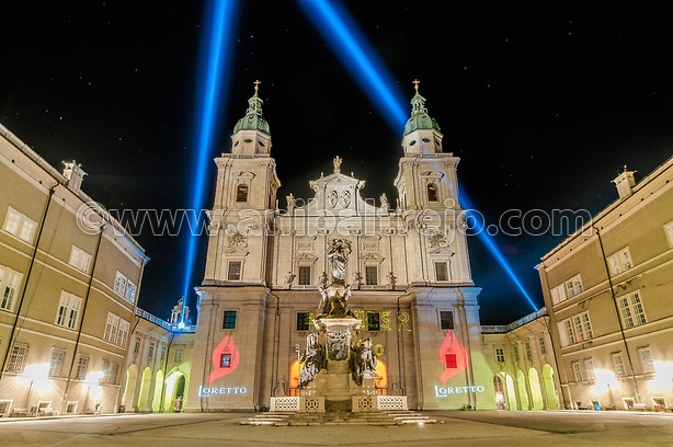 The Salzburg Cathedral (Salzburger Dom) is a 17th century baroque cathedral dedicated to Saint Rupert at Salzburg, Austria (Anibal Trejo)