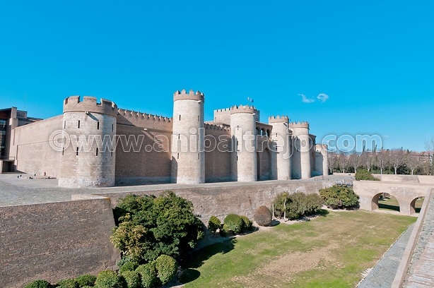 Aljaferia Palace at Zaragoza, Spain