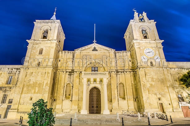 Saint John's Co-Cathedral in Valletta, Malta