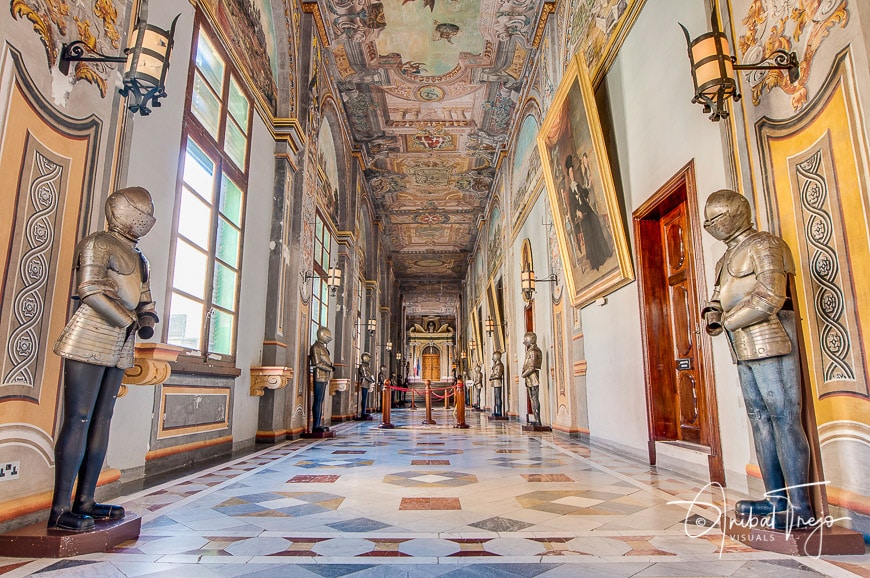 The Grandmaster's Palace which houses the Office of the President of Malta and the House of Representatives in Valletta, Malta.