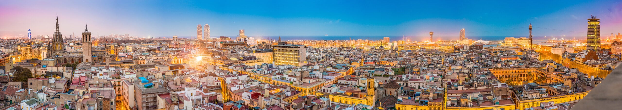 Vistas de Barcelona desde Santa Maria del Pi